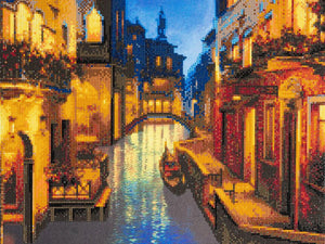 CAK-A22: "A Golden Moment in Venice" - 40 x 50cm - FINISHED SAMPLE