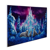 CAK-A33: "Ice Kingdom" Framed Crystal Art Kit, 40 x 90cm