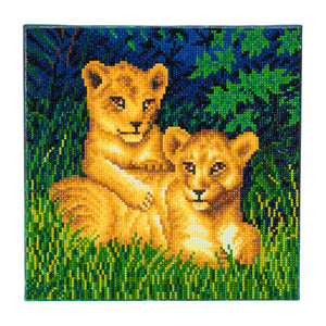 CAK-A72: "Lion Cubs" 30 x 30cm (Medium)