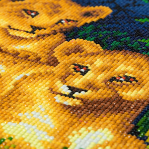 CAK-A72: "Lion Cubs" 30 x 30cm (Medium)