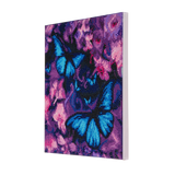 CAK-AM1: "Blue Violet Butterflies " Framed Crystal Art Kit 30 x 30cm (Medium)