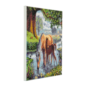 CAK-SC1: "Fell Ponies " Framed Crystal Art Kit 30 x 30cm (Medium)