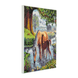 CAK-SC1: "Fell Ponies " Framed Crystal Art Kit 30 x 30cm (Medium)