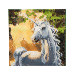 CAK-A34: "Sunshine Unicorn " Framed Crystal Art Kit 30 x 30cm (Medium)