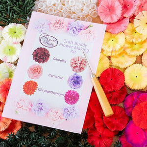 Craft Buddy Festive Carnations Flower Making Kit