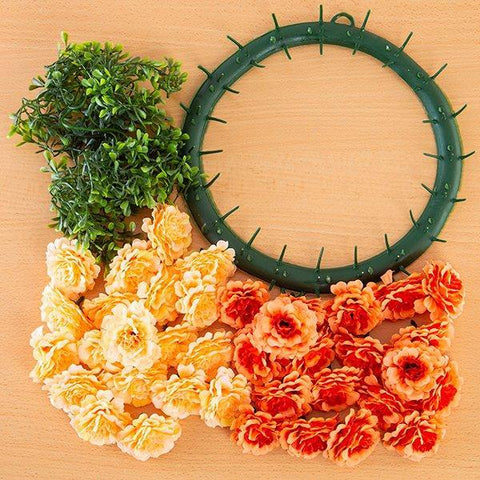 Craft Buddy Begonia Wreath Making Kit Positivity