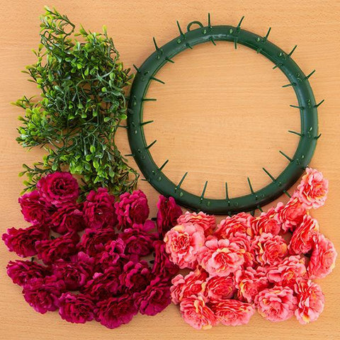 Craft Buddy Begonia Wreath Making Kit - Passion