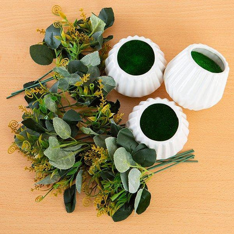 Craft Buddy Set of 3 Ceramic Flower Pots