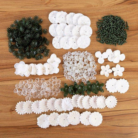 Forever Flowers Wonderful Whites - Makes 160 Flowers Carnations, Chrysanthemums, Camellias and Roses