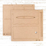 Pretty Gets Gritty - MDF Large Tissue Box Holder Kit