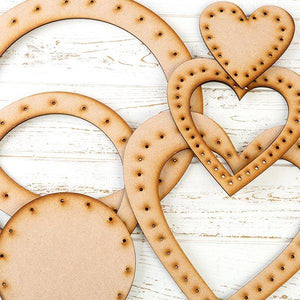 Forever Flowerz MDF Wreaths - Set of 6