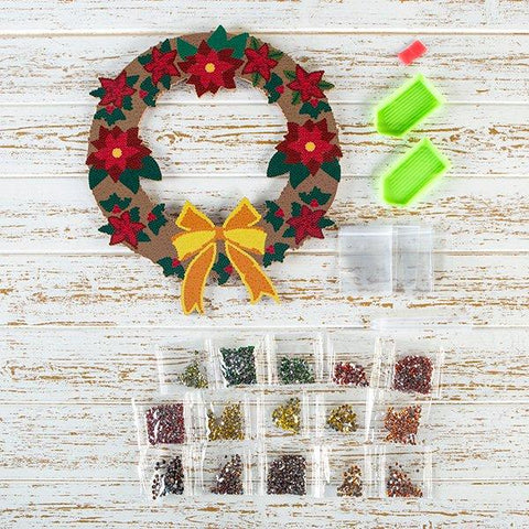 Crystal Art Festive Wreath Kit