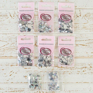 Craft Buddy Set of 400 Sew on AB Clear and Clear Gems