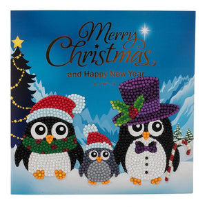 C2. "Penguin Family" Crystal Card Kit