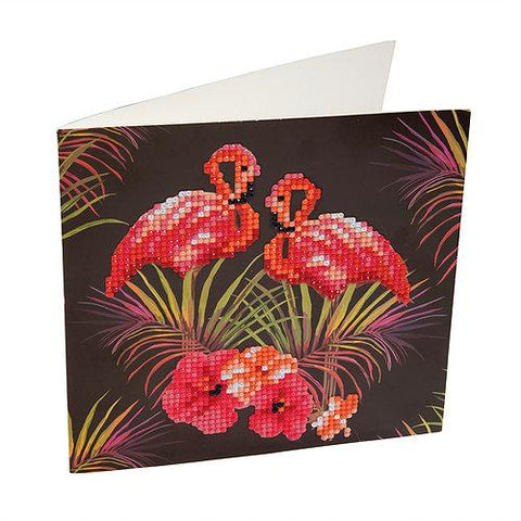 CCK-A7. "Flamingos" Crystal Card Kit