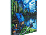 CAK-A24: "Forest Cabin" Framed Crystal Art Kit, 40 x 50cm