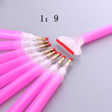 Wide Pink Crystal Applicator Stylus + Jelly Wax Set