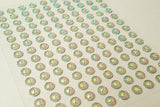 DBG04 - 140PCS 6mm Self Adhesive Pointed Resin Gems
