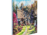 CAK-A29: "Country Cottage" Framed Crystal Art Kit, 40 x 50cm