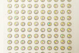 DBG04 - 140PCS 6mm Self Adhesive Pointed Resin Gems
