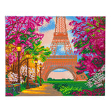 CAK-A102L: "Paris in Autumn" Framed Crystal Art Kit, 40 x 50cm