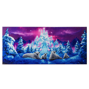 CAK-A33: "Ice Kingdom" Framed Crystal Art Kit, 40 x 90cm