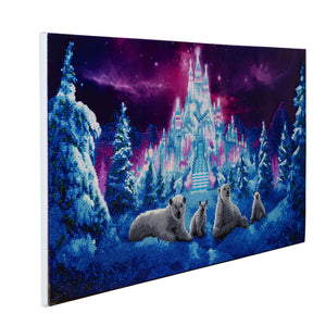 CAK-A33: "Ice Kingdom" Framed Crystal Art Kit, 40 x 90cm