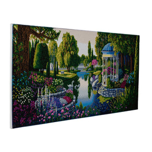 CAK-A62: "The Secret Garden" Framed Crystal Art Kit, 40 x 90cm