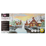 CAK-A81: "Inn By The River" Framed Crystal Art Kit, 40 x 90cm