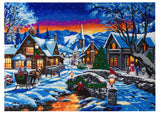 CAK-A82: "Tinsel Town" Framed Crystal Art Kit, 90 x 65cm (Giant Kit)