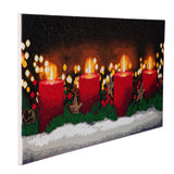 CAK-A84: "Festive Candles" Framed Crystal Art Kit, 40 x 90cm