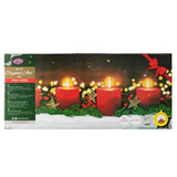 CAK-A84: "Festive Candles" Framed Crystal Art Kit, 40 x 90cm