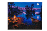 CAK-KNRL1: "Moonlight Bay" Framed Crystal Art Kit, 40 x 50cm (Large)