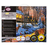 CAK-XLED11 "Highland Cabin" Framed LED Crystal Art Kit - 40 x 50 (With Special Effects)