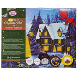 CAK-XLED12 "Home for Christmas" Framed LED Crystal Art Kit - 40 x 50 (With Special Effects)