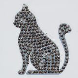 Silver Cat - "Spring" Crystal Art Motifs (With tools)