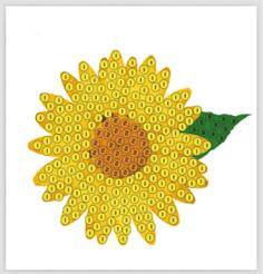 Sunflower - "Spring" Crystal Art Motifs (With tools)