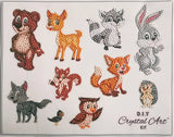 Forest Animals Sticker Set of 10 - CAMK-2020SET1