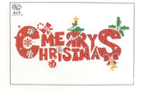 Merry Christmas - "Christmas" Crystal Art Motifs (With Tools) - CAMK-40