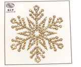 Snowflake Gold  - "Christmas" Crystal Art Motifs (With Tools) - CAMK-44