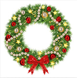 Wreath   - "Christmas" Crystal Art Motifs (With Tools) - CAMK-48