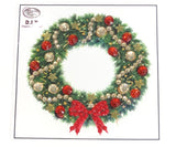 Wreath   - "Christmas" Crystal Art Motifs (With Tools) - CAMK-48