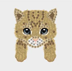 Cat Paws - "Spring" Crystal Art Motifs (With tools)