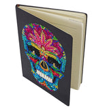 CANJ-4 "Skull" Crystal Art Notebook Kit, 26 x 18cm