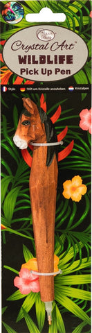 Horse Wildlife Crystal Pick-Up Pen, 18cm