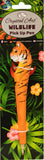 Tiger Wildlife Crystal Pick-Up Pen, 18cm