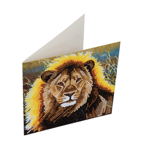 CCK-A13: "Resting Lion" Crystal Card Kit