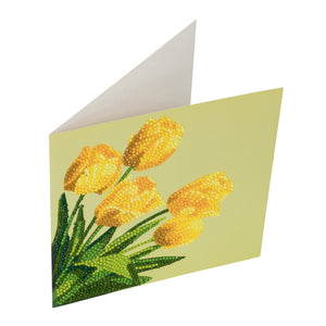 CCK-A17: "Spring Tulips" Crystal Card Kit