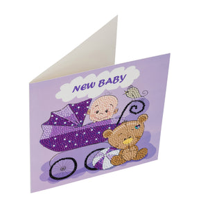 CCK-A22: "New Baby" Crystal Card Kit