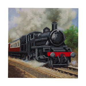 CCK-A43 "Train" Crystal Art Card Kit